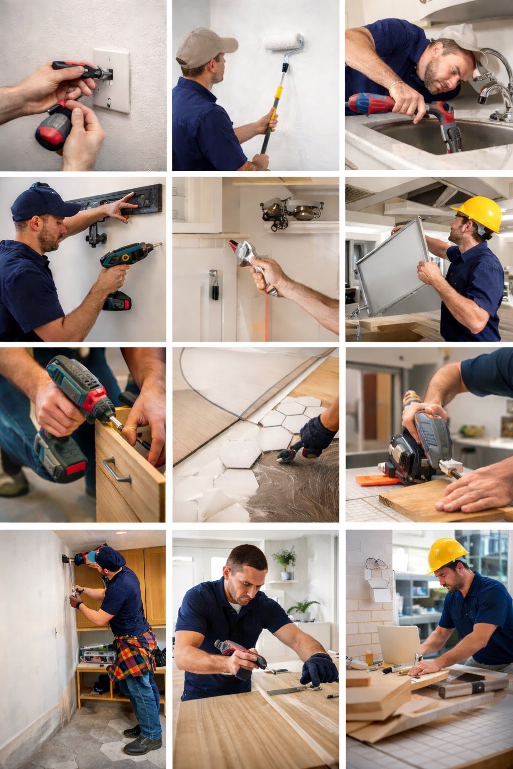 Handyman at work